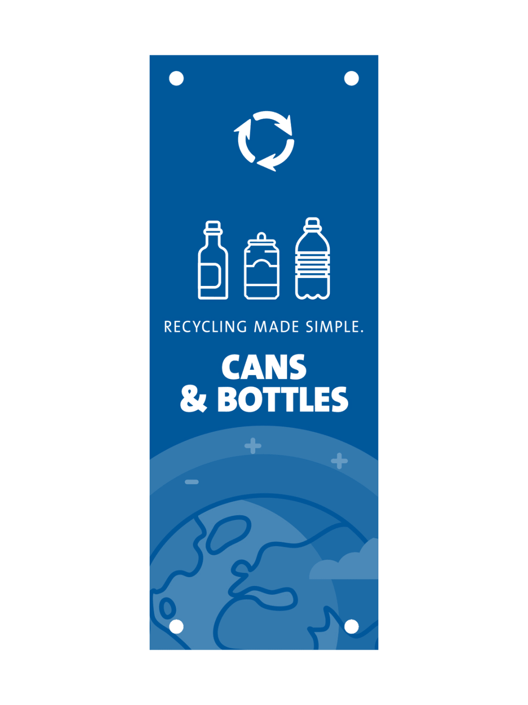  EVOLVE - Body Sign - Cans &amp; Bottles - Blue