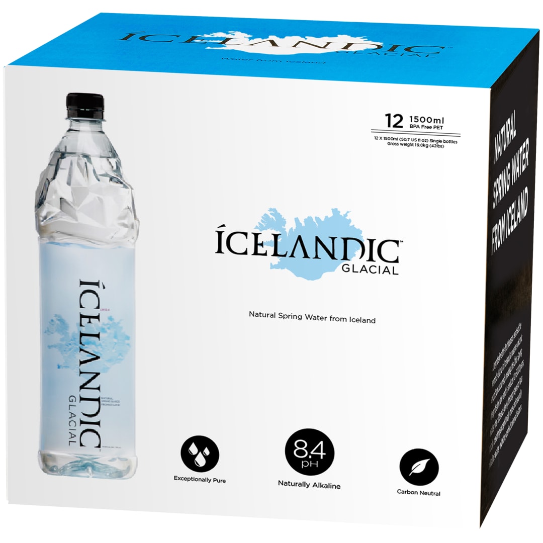 Ícelandic™ Glacial Natural Spring Water, 12 Pack 50.7 fl. oz. Bottles