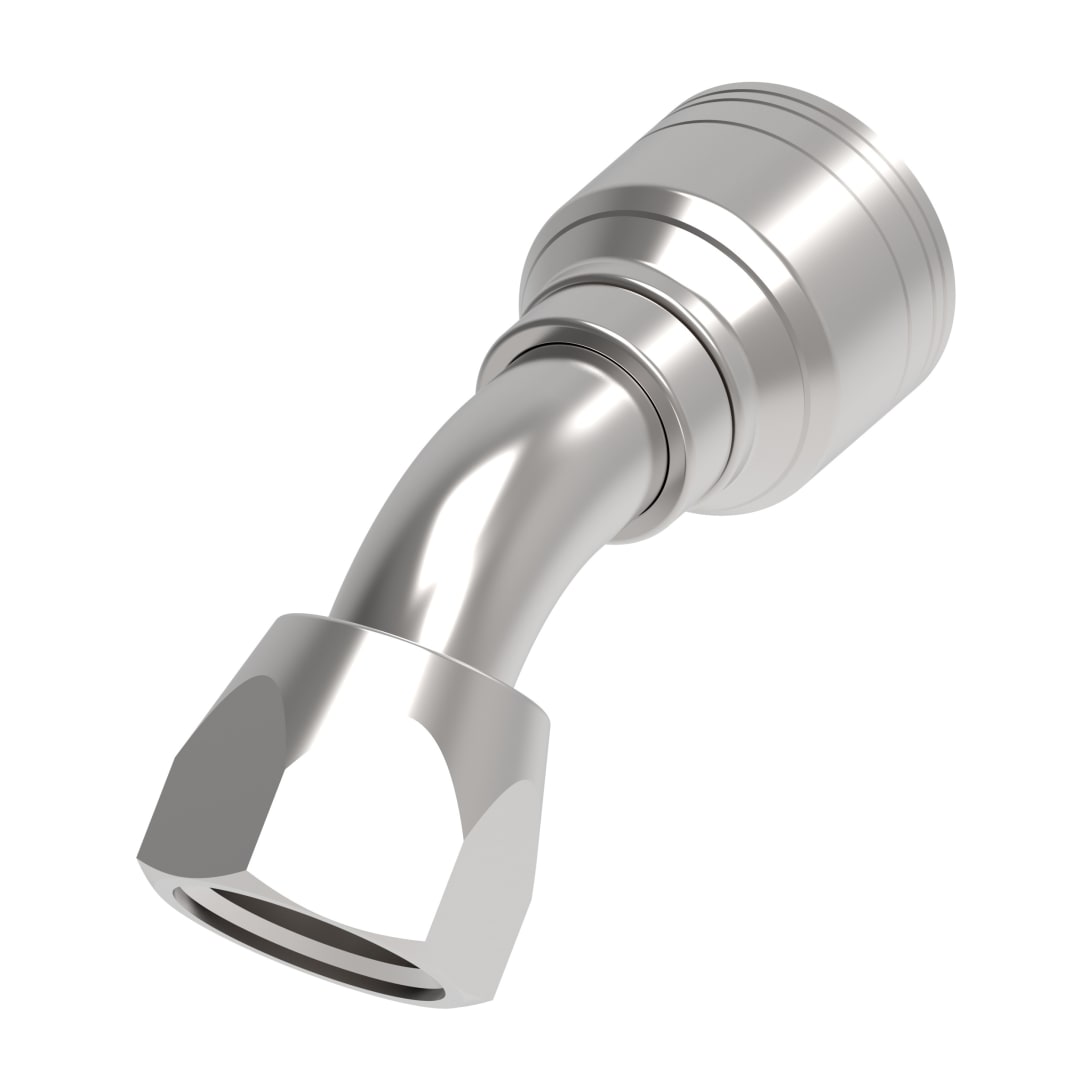 3/4 FJIC 45D X 5/8 HYD HOSE FITTING