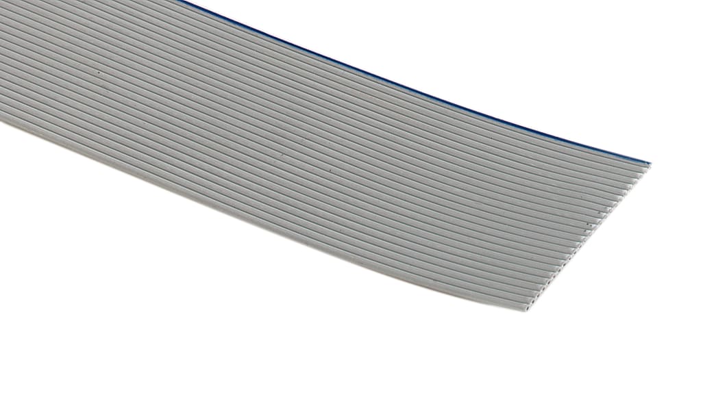 3M™ 3770/20, Flachbandkabel, 20-polig, 3770 Serie, Litzenleiter, 1,27 mm, Grau, 30,5 m/Rolle