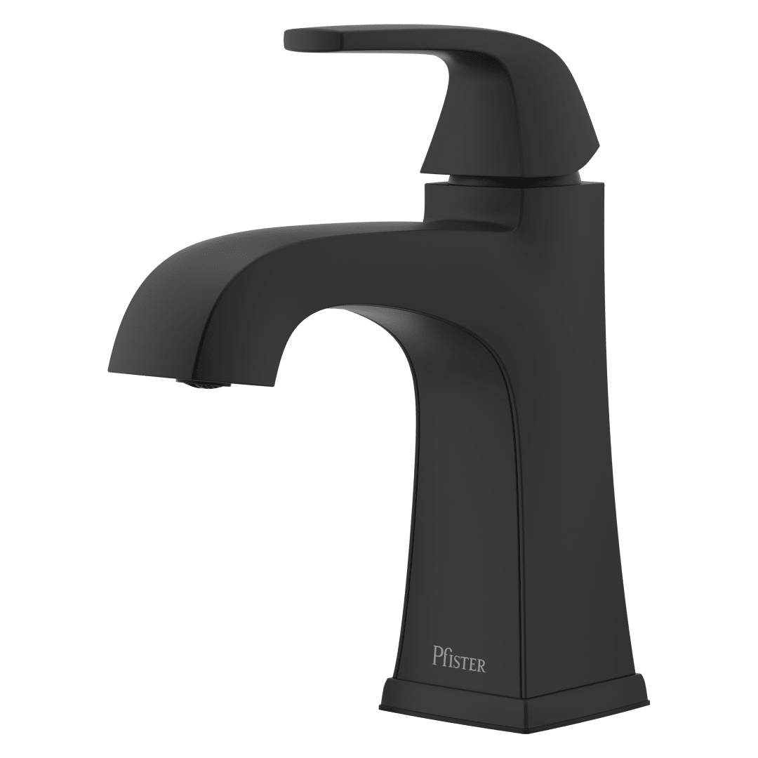 Bloor Single Control 4" Centerset Bathroom Faucet in Matte Black