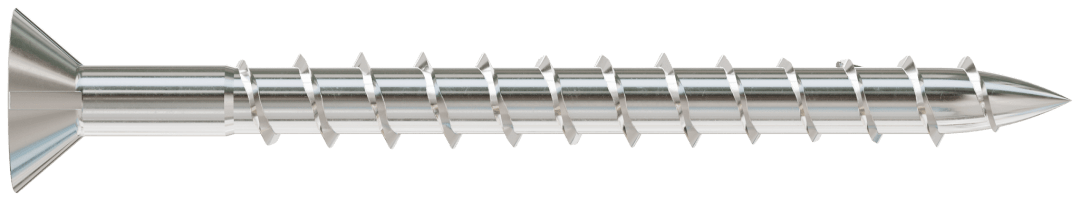 Simpson Strong-Tie T12250WP1 Strong-Drive® DWP WOOD SS Screw — #12 x 2-1/2 in. T-27, Flat Head, Type 316 (1 lb.)