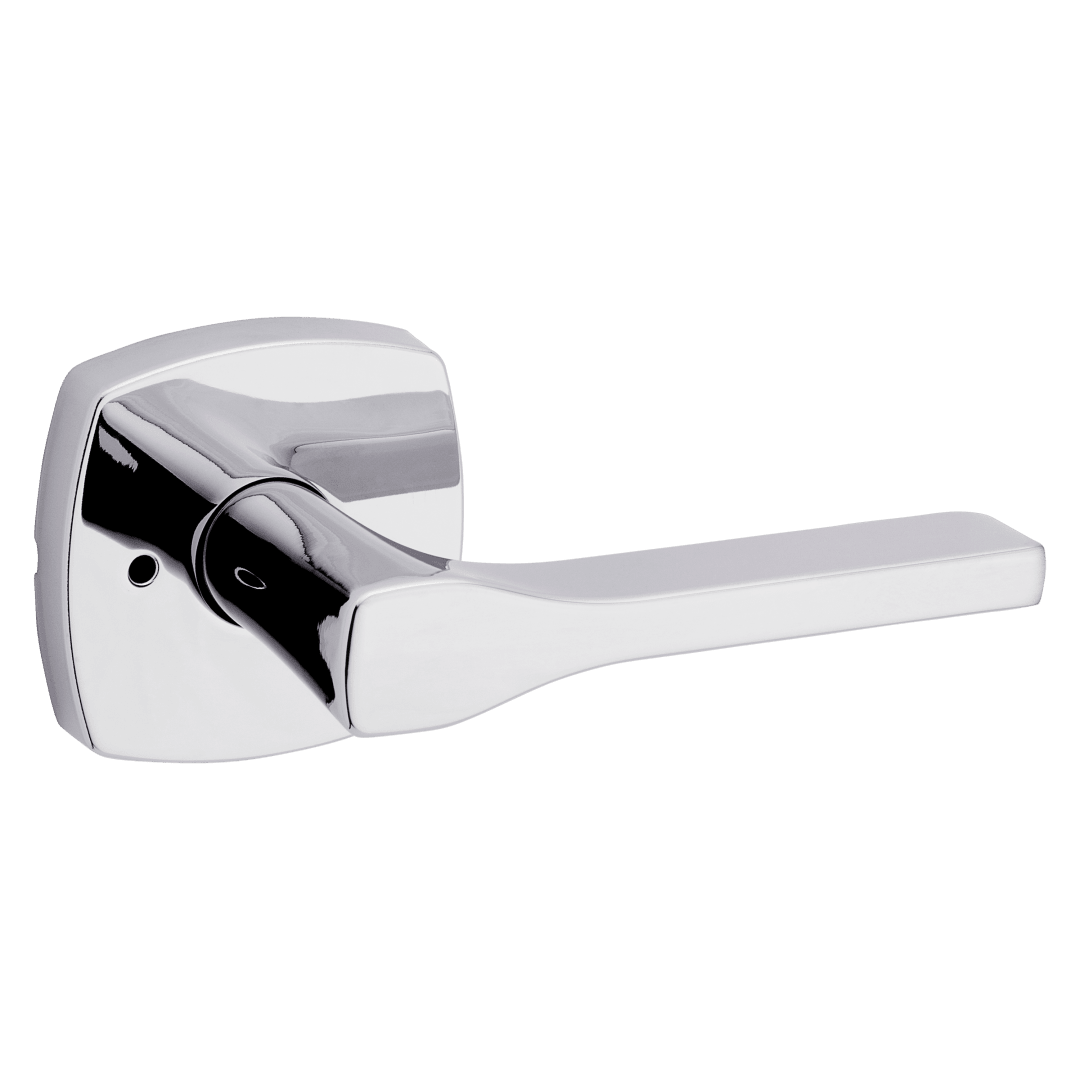 Tripoli Bed/Bath Bed/Bath Lever w/ Soft Modern Rose in Polished Chrome