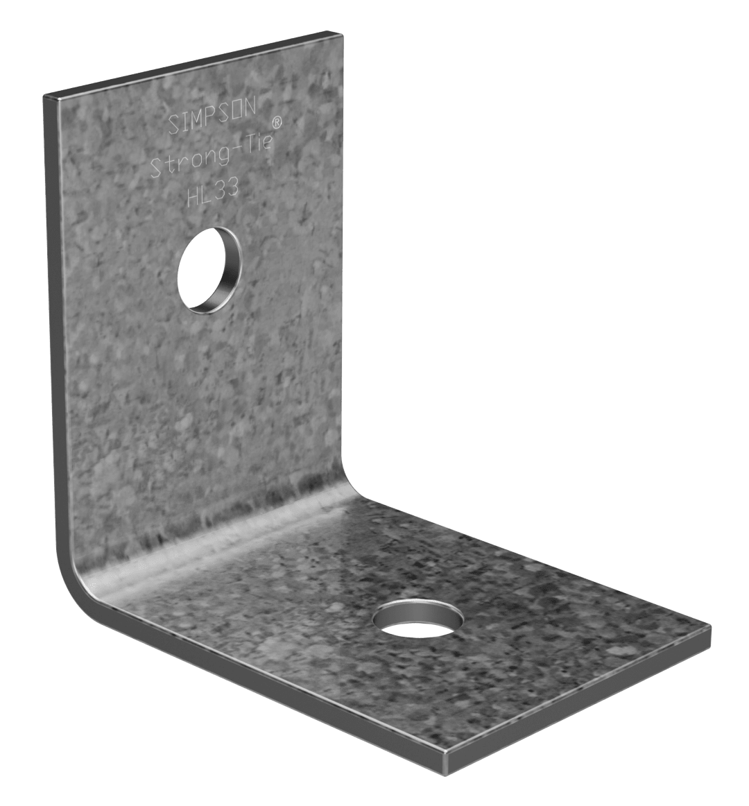 Simpson Strong-Tie HL33 HL 3-1/4 in. x 2-1/2 in. Galvanized Heavy Angle