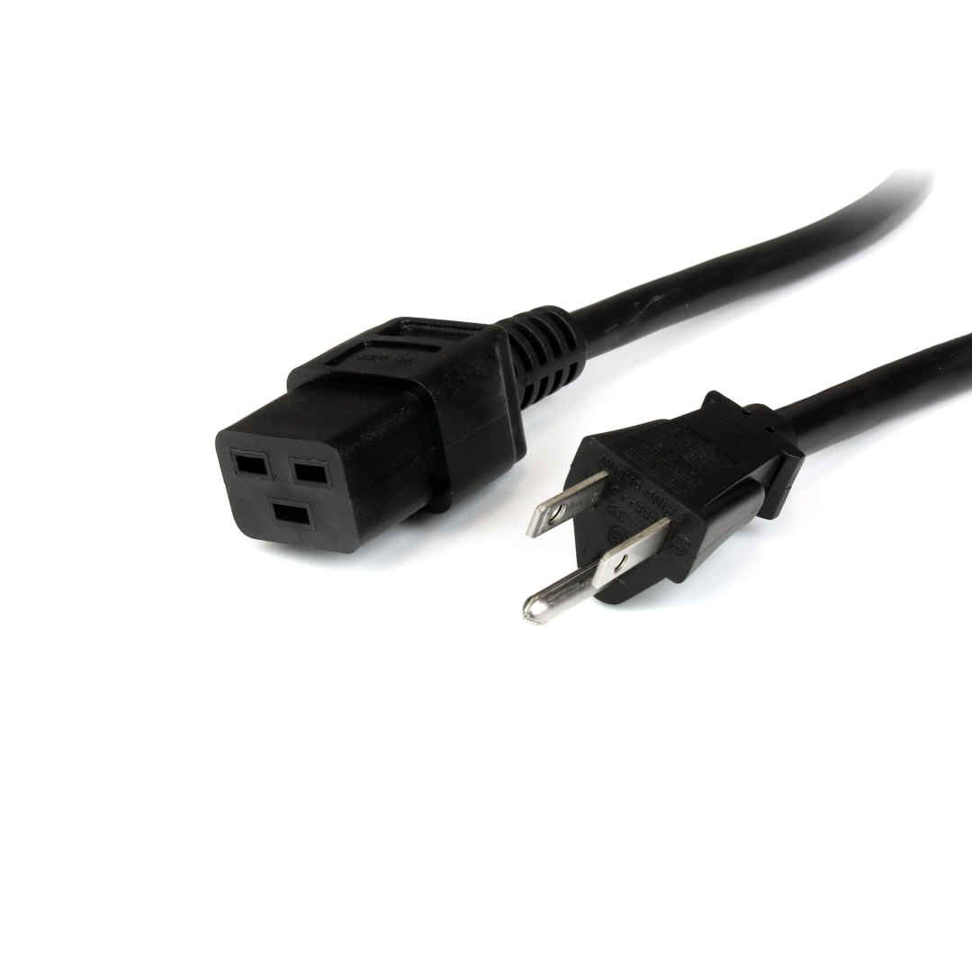 8 ft Computer Power Cord - 5-15P to C19