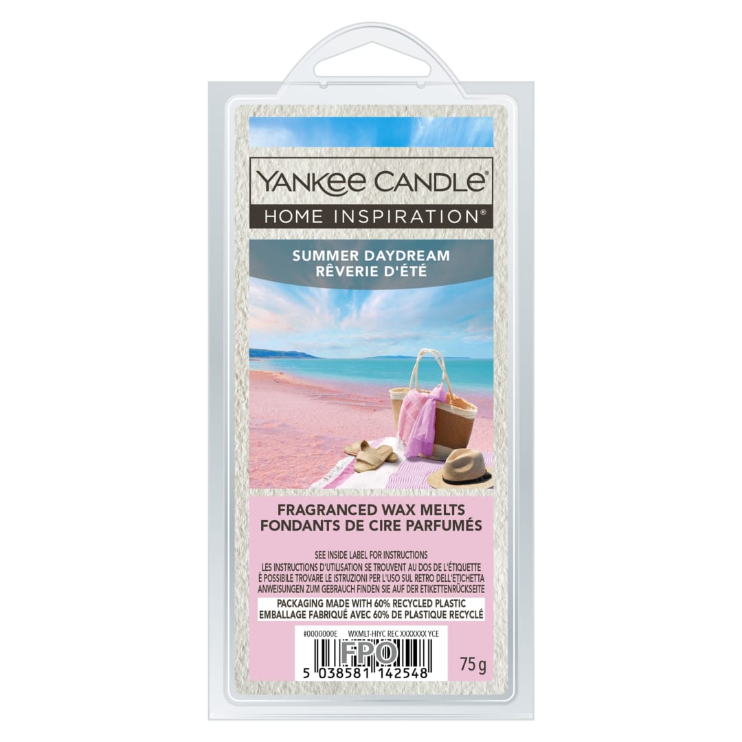 Yankee Candle® Home Inspiration Scented Wax Melts | Summer Daydream Wax Melts | Up to 4 Hours of Fragrance | 6 Count
