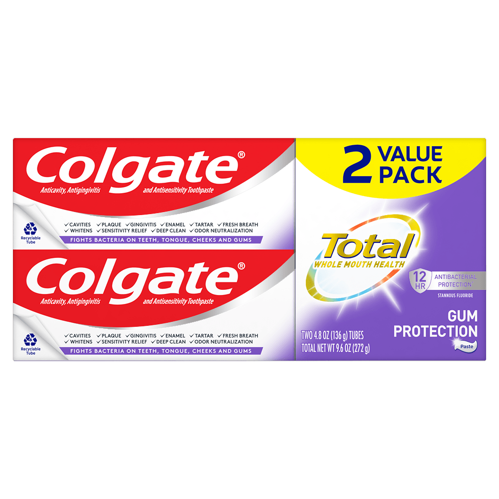 Colgate Total Gum Protection 4.8 Oz 2pk