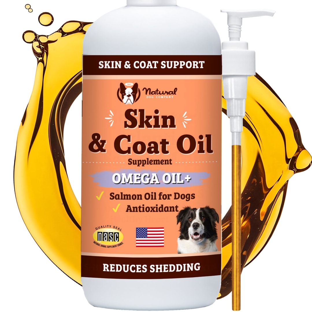 NDC Skin &amp; Coat Fish Oil, 16oz Bottle