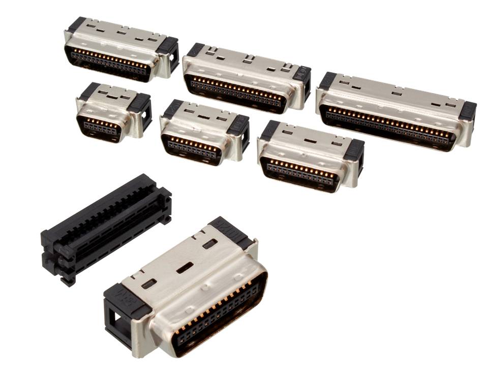 3M™ 10140-6000 EL, Stecker für die Kabelmontage MDR Stiftstecker, 40-pol, 101 Serie, 1,27 mm, 0,20 µm Au