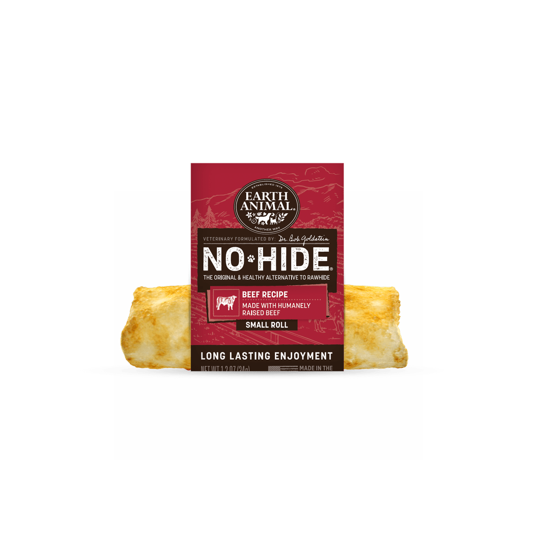 Earth Animal No-Hide Rolls Beef Recipe Small Dog Chew, 1 Count