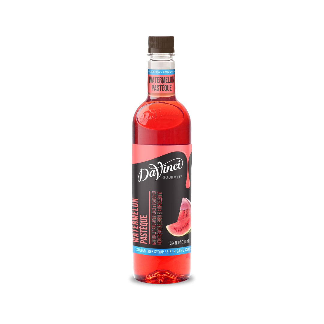DaVinci Gourmet Sugar Free Watermelon Syrup, Plastic Bottle, 4 x 750 mL