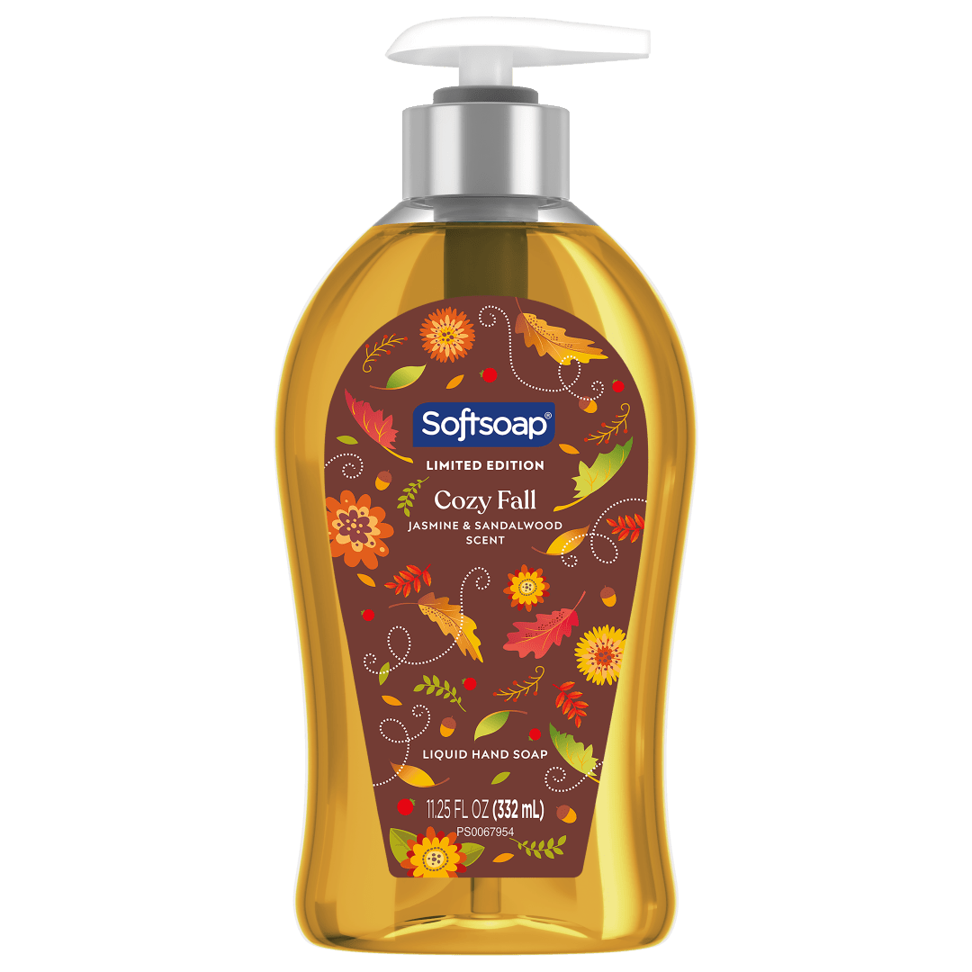 Softsoap Limited Edition Cozy Fall Liquid Hand Soap, Bathroom or Kitchen Hand Soap, 11.25 oz Pump Bottle
