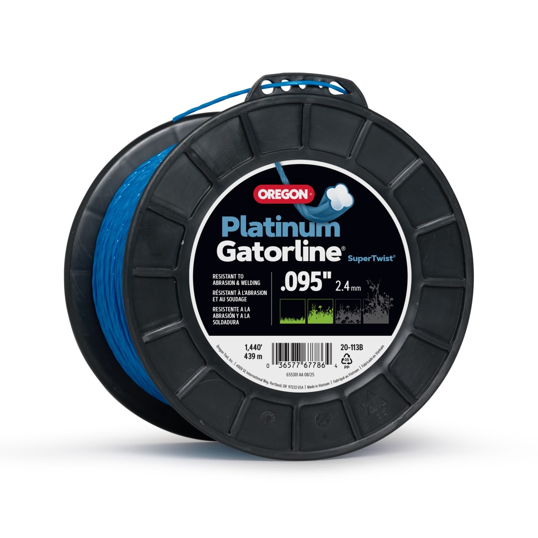 Oregon Platinum Gatorline Twist Trimmer Line, 0.095in, 1440ft Spool