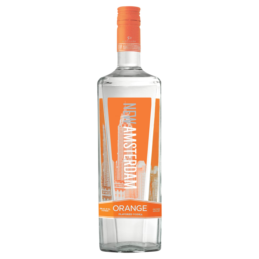 New Amsterdam Orange Flavored Vodka 1L