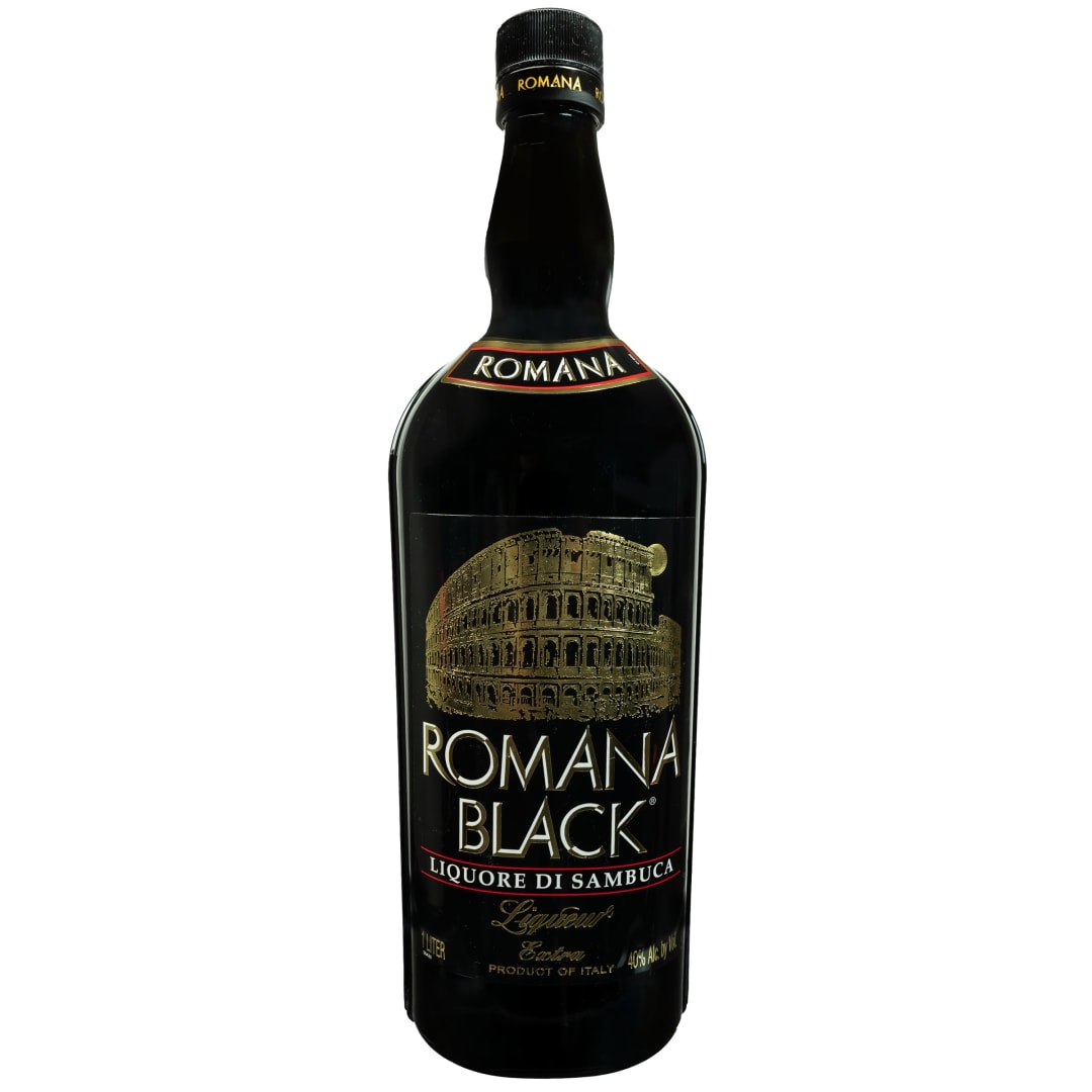 Romana Black Liqueur DI Sambuca 1l 80 Proof