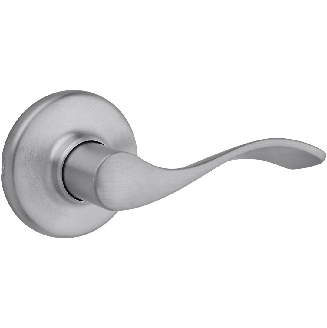 Balboa Hall/Closet Door Lever in Satin Chrome