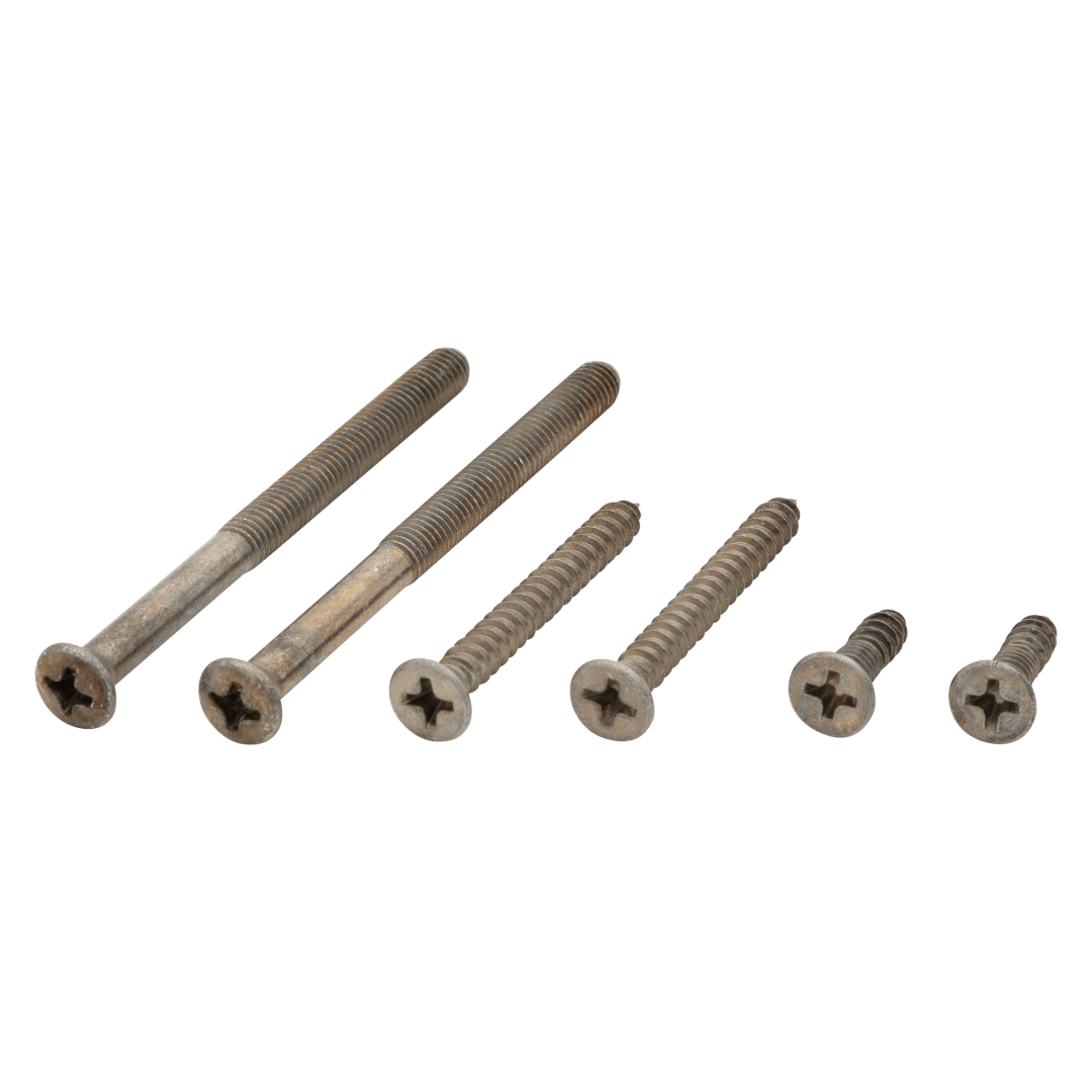 Deadbolt Single Cylinder Screw Pack for Satin Nickel Finish