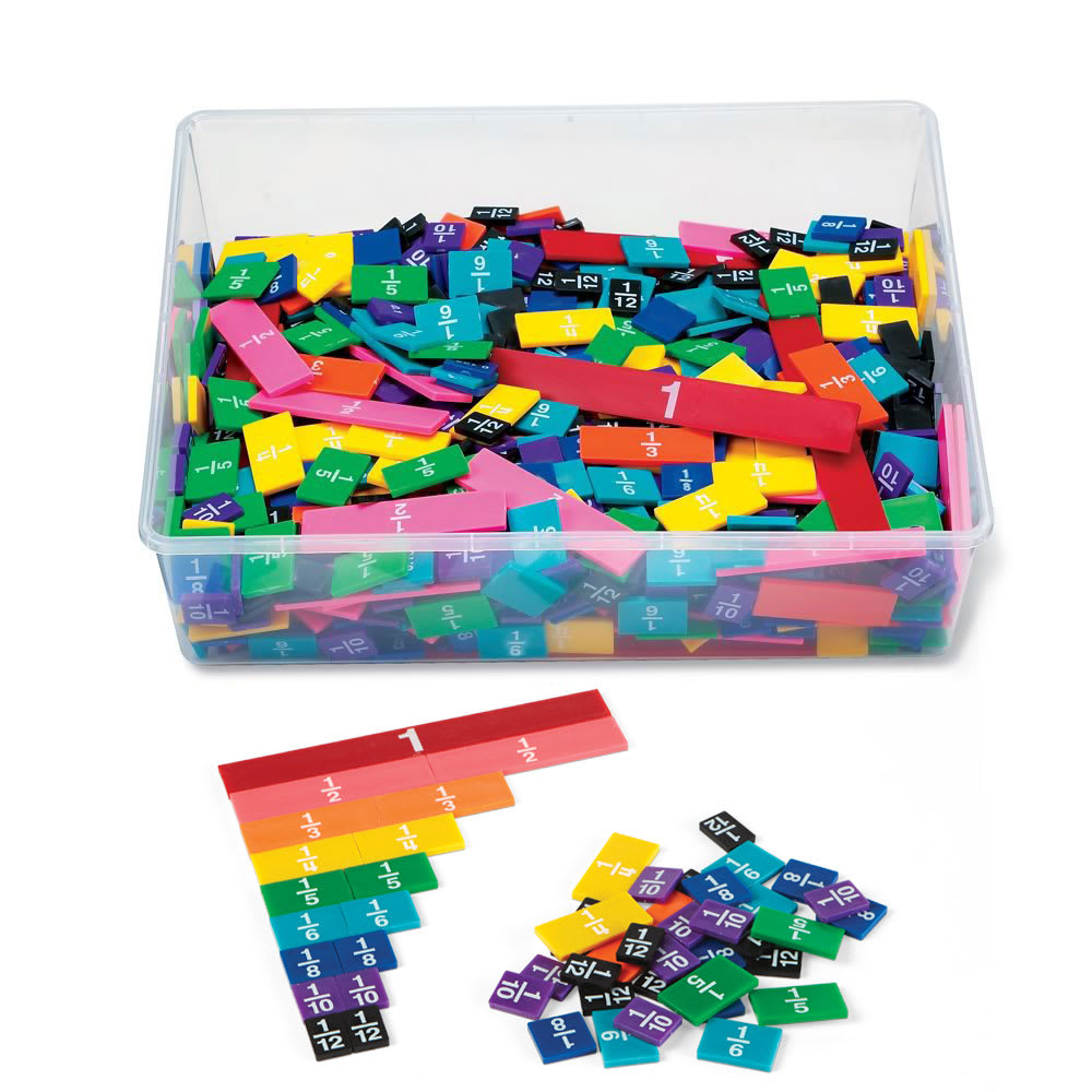 FRACTION TILES, RAINBOW CLASSROOM KIT