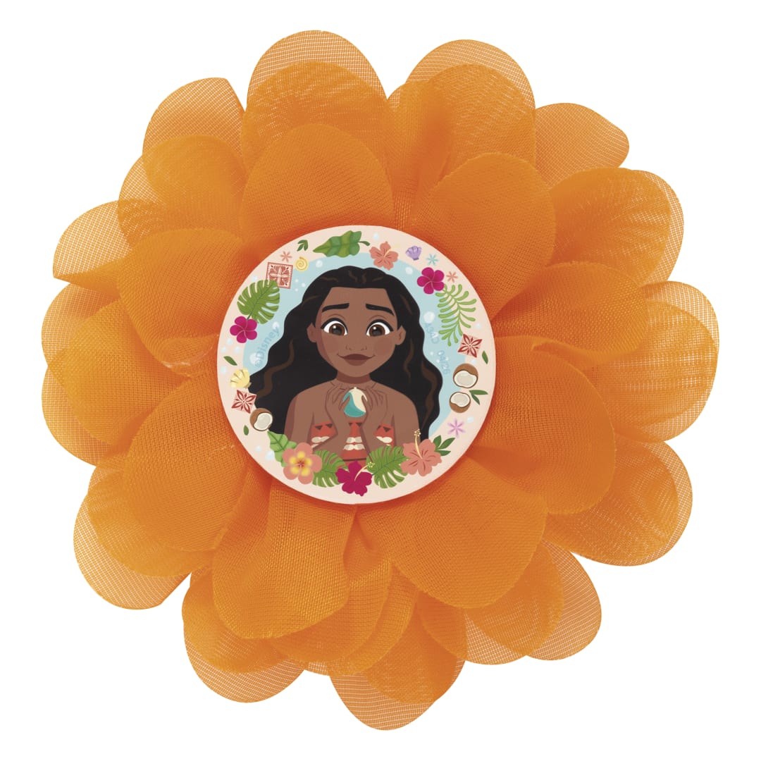 Disney Moana Flower Hair Clips, 4ct