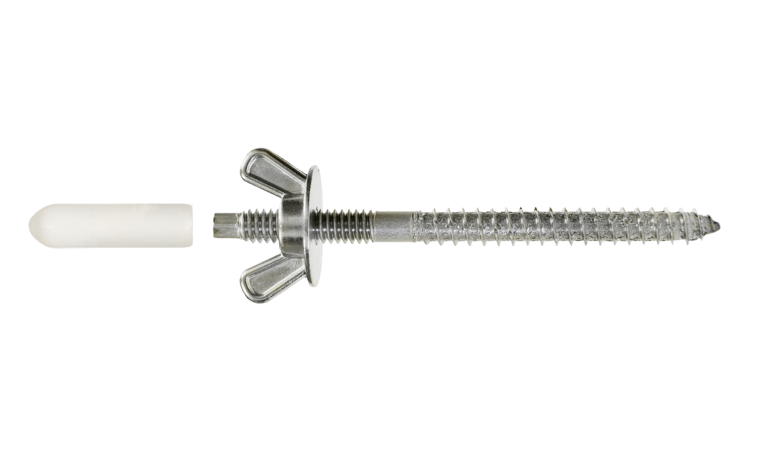Simpson Strong-Tie SPS25344-KT Storm-Panel Screw — 1/4 in. x 3-7/16 in. Type 302 (25-Qty) (Pack of 6)