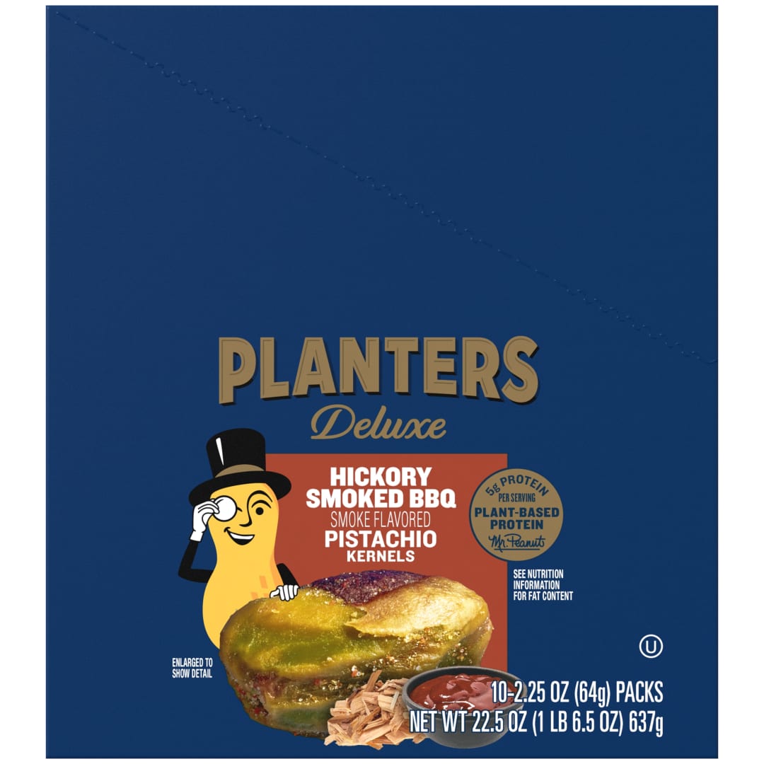 PLANTERS Hickory Smoke Barbecue Pistachio Tube