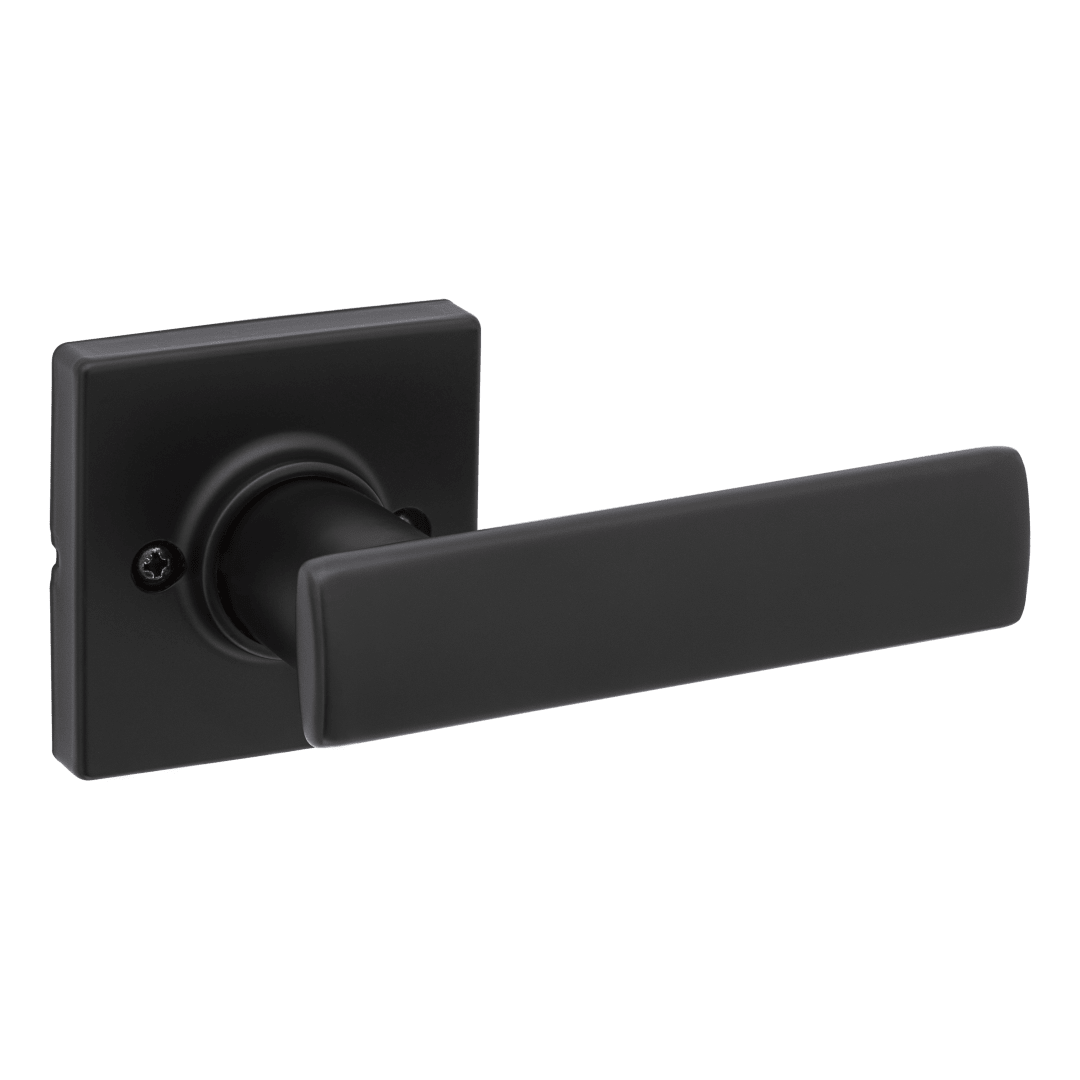 Breton Hall/Closet Lever in Matte Black