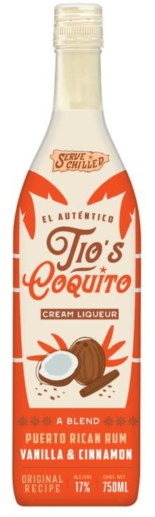 Tio's Coquito Cream Liqueur 750ml 34 Proof