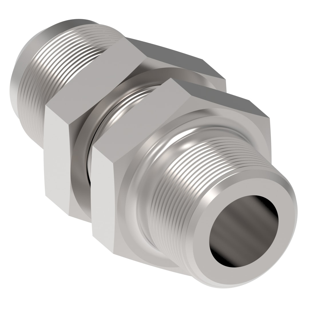 Aeroquip 3/4 NPT X 3/4 Male JIC Blkhd Str