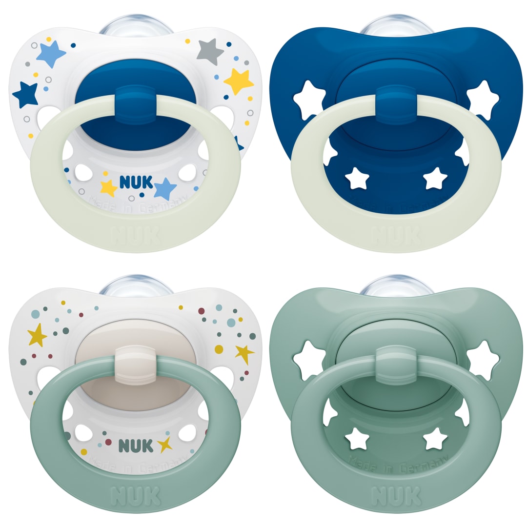 NUK PACI SI1 SIGNATURE AMZ BLUE 4/SET