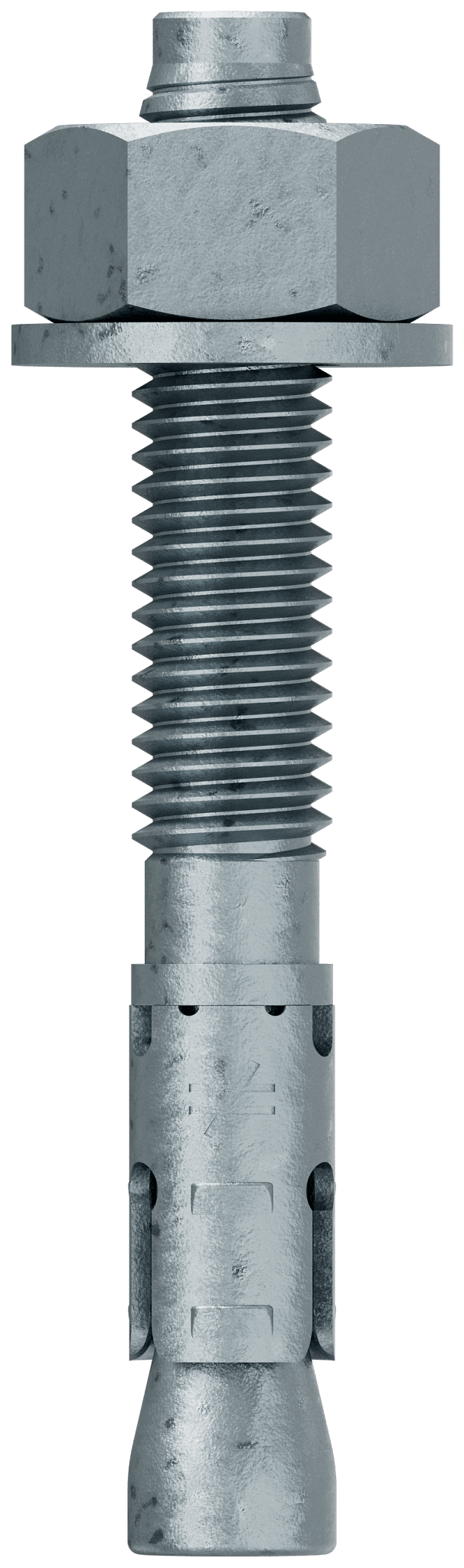 Simpson Strong-Tie STB2-50334MGF25 Strong-Bolt® 2 — 1/2 in. x 3-3/4 in. Mechanically Galvanized Wedge Anchor, Fully Assembled (25-Qty) (Pack of 252)