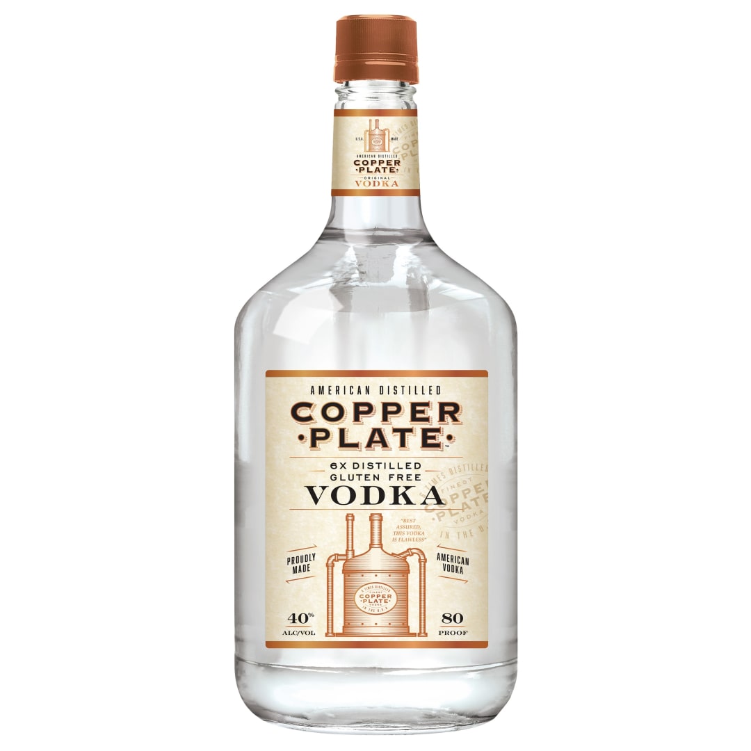 Copper Plate Vodka 1.75l 80 Proof