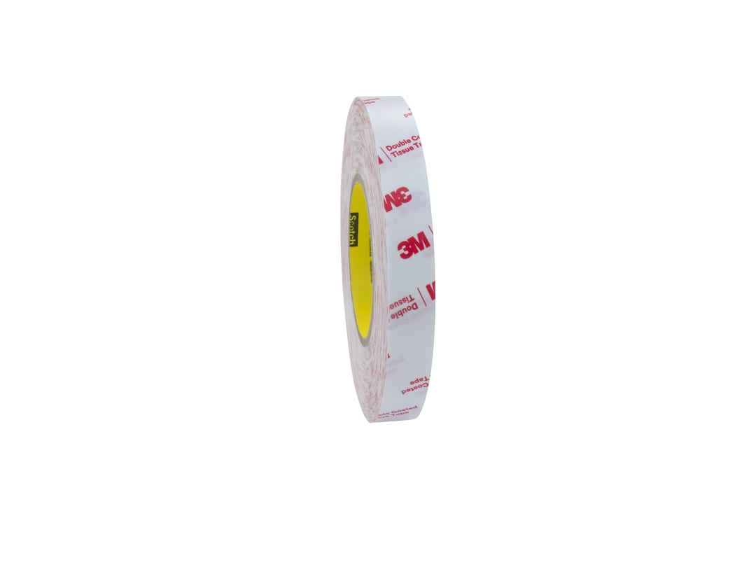 3M™ Doppelseitiges Klebeband mit Papiervlies-Träger 56215, Transparent, 19 mm x 50 m