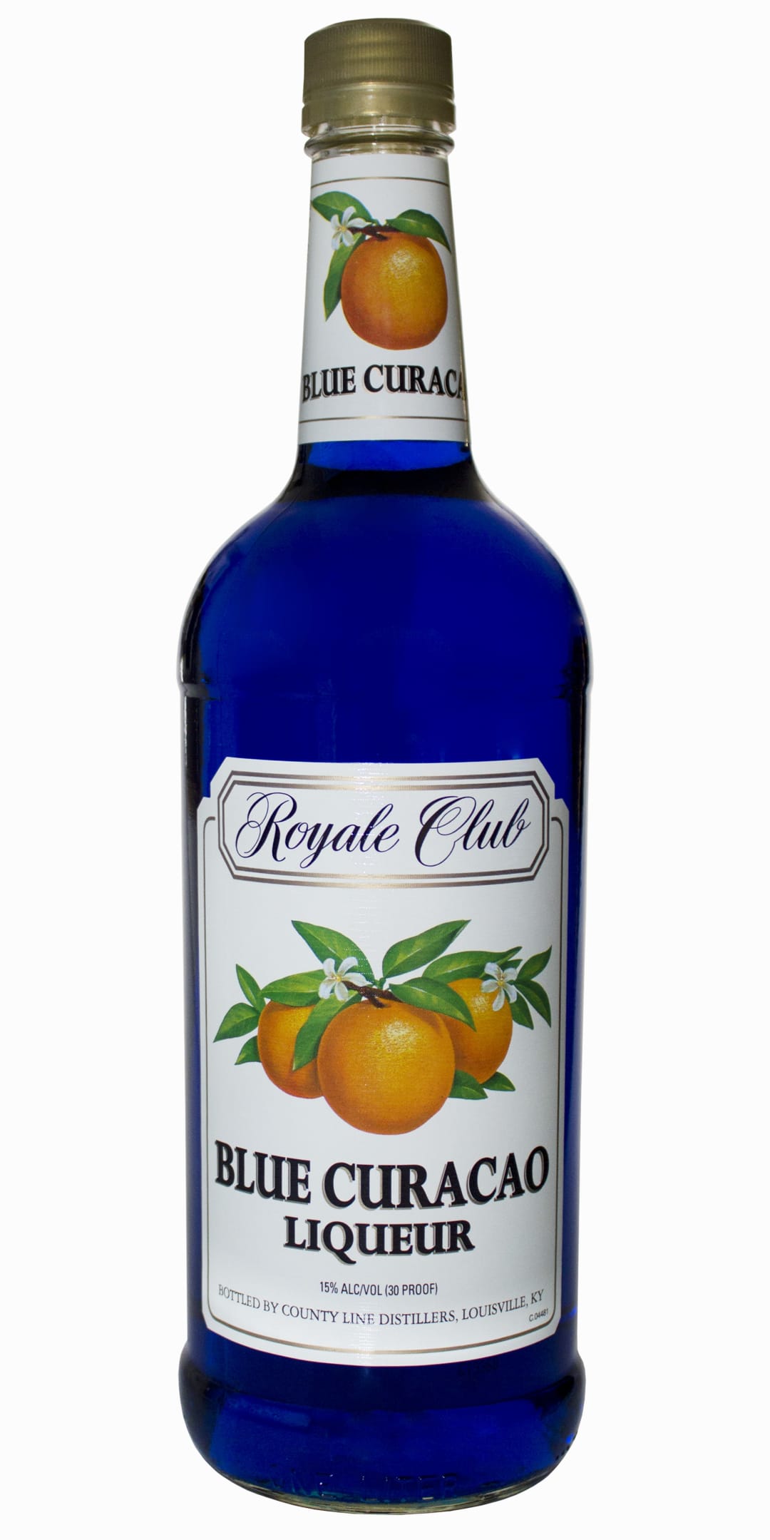Royale Club Blue Curacao Liqueur 1l 30 Proof