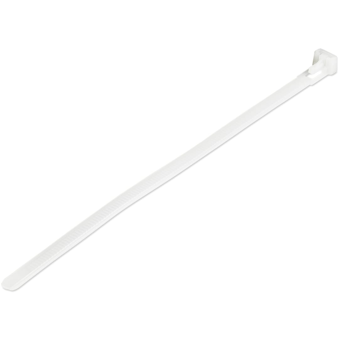 100 Pack of Releasable Zip Ties 8