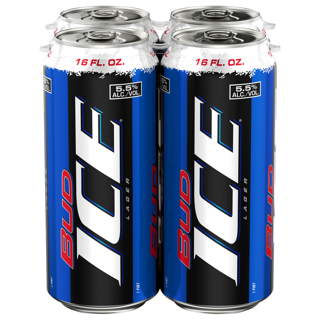 Bud Ice 4x16 oz Hi-Cone CAN 5_5ABV