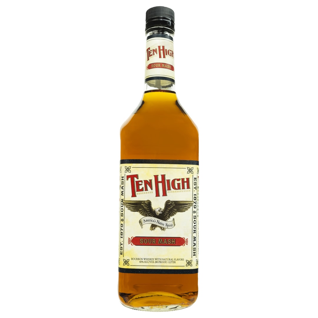 Ten High Bourbon Whiskey 1l 80 Proof