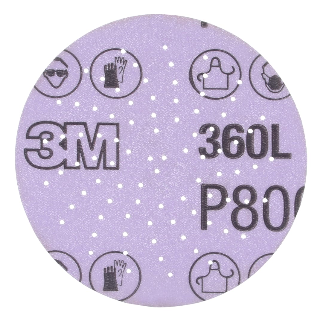 3M Xtract™ Film Disc 360L, P800 3MIL, 3 in, Die 300LG, 100/Carton, 500 ea/Case