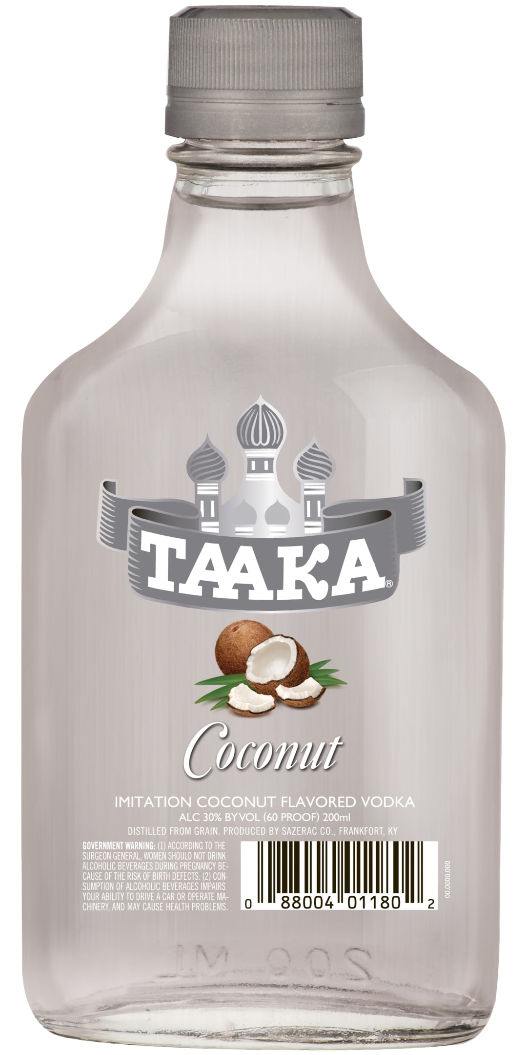 Taaka Coconut Vodka 200ml 60 Proof