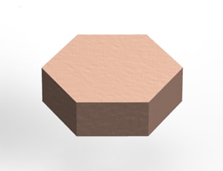 3M™ Bumpon™ SJ5201 Elastikpuffer, Hellbraun, 11,0 x 3,2 mm, Klebstoff Acrylat A-20