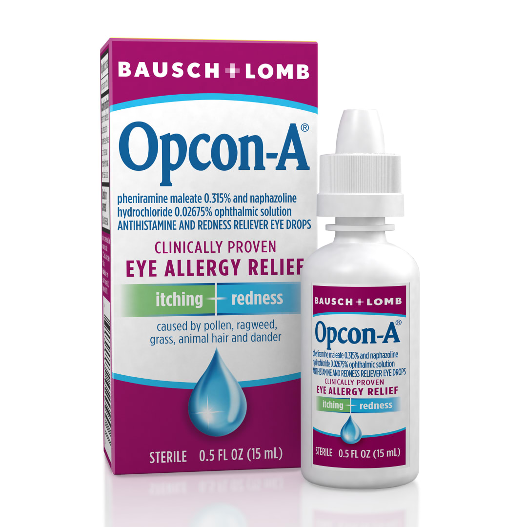 Opcon-A Antihistamine and Redness Reliever Eye Drops 0.5 fl oz (15 mL)