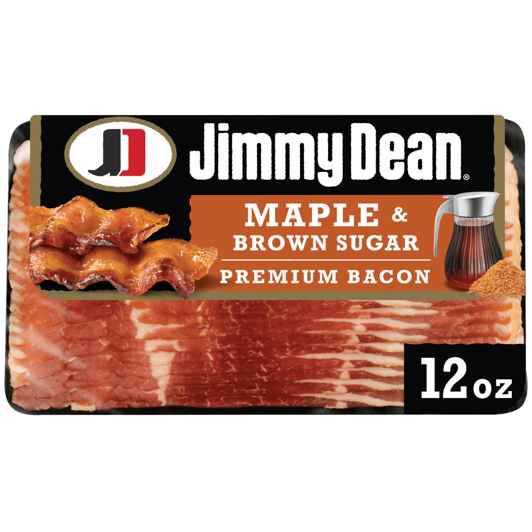 Jimmy Dean Maple & Brown Sugar Premium Bacon, 12 oz Pack