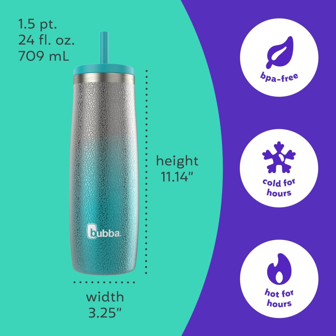 bubba® 24 oz Radiant Tumbler Without Case, Scuba Crystalized Ombre