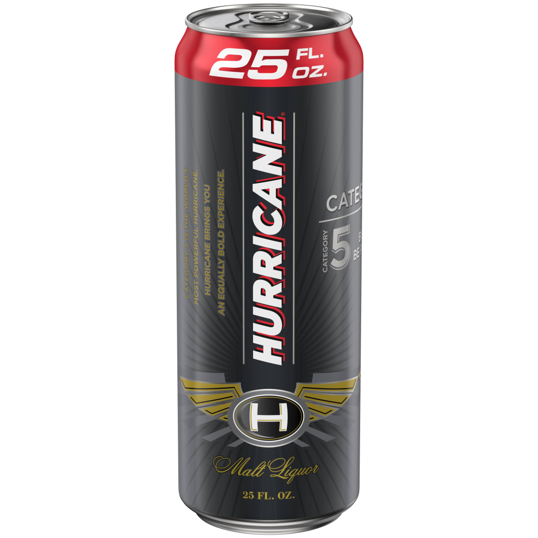 Hurricane Category 5 Malt Liquor, 25 fl. oz. Can, 6% ABV