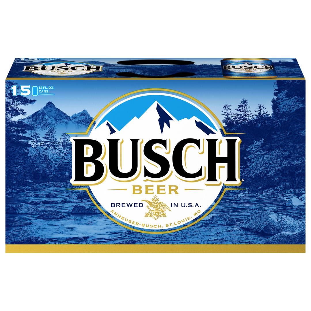 Busch Beer Can 15 ea