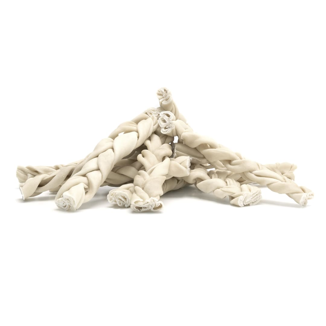 Treatly 100% USA Made Collagen Braids Dog Chew Treats, Chicken Marinade, 5 Pack