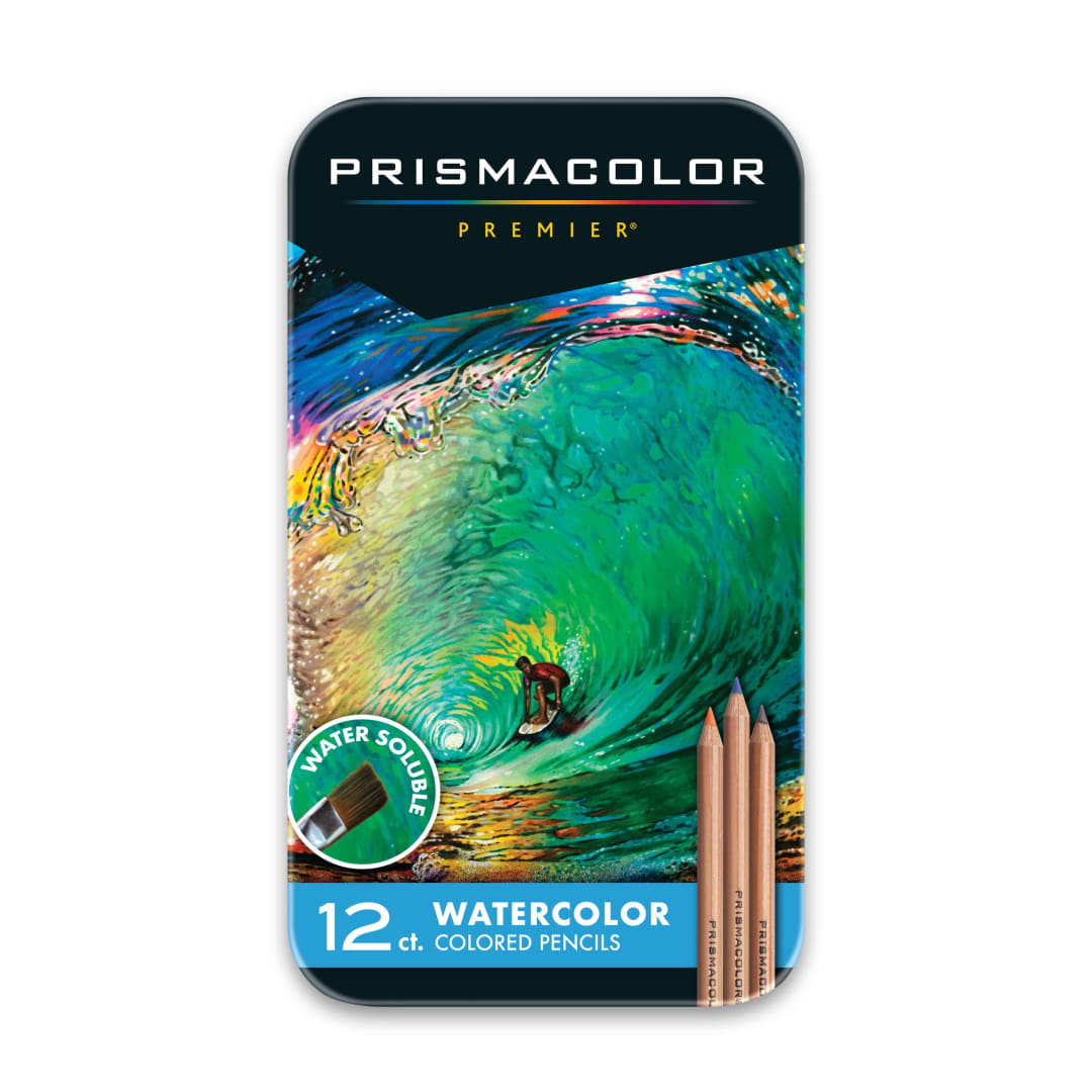 PRISMA WATERCOLOR TIN 12CT SRP FSC