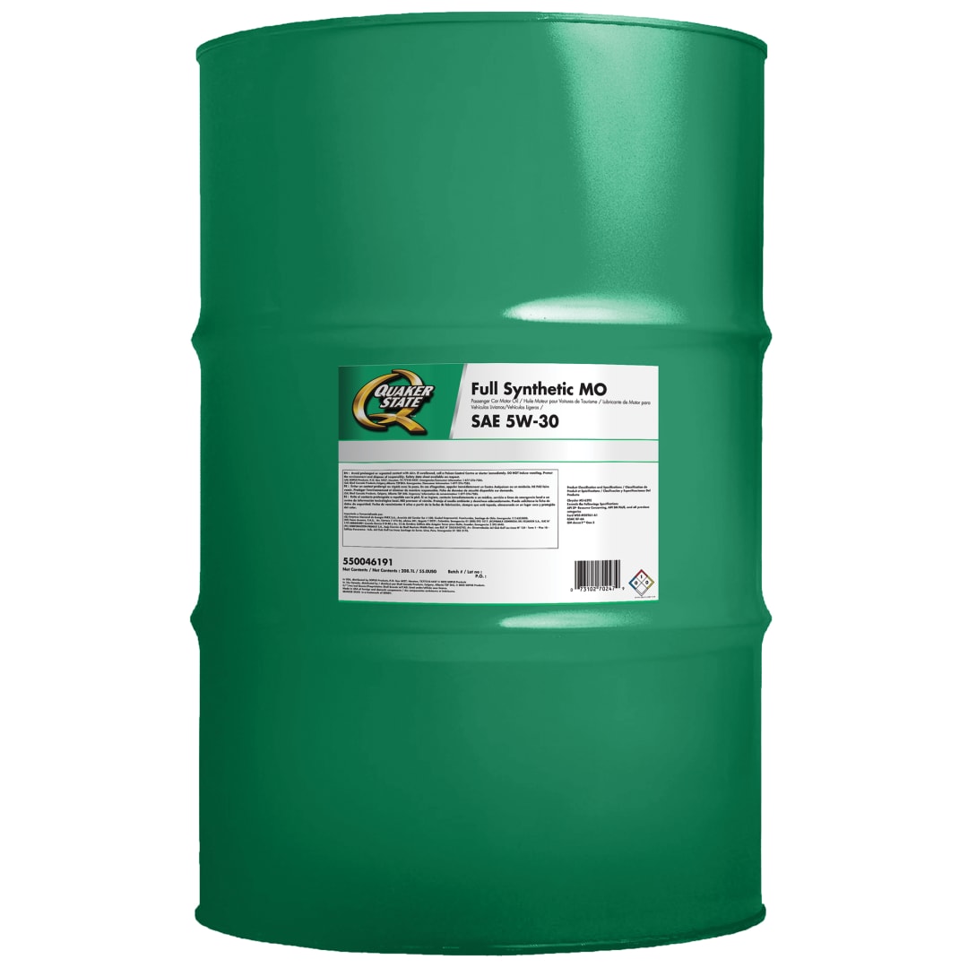 Quaker State Full Synthetic 5W-30 Motor Oil, 55 Gallon Drum