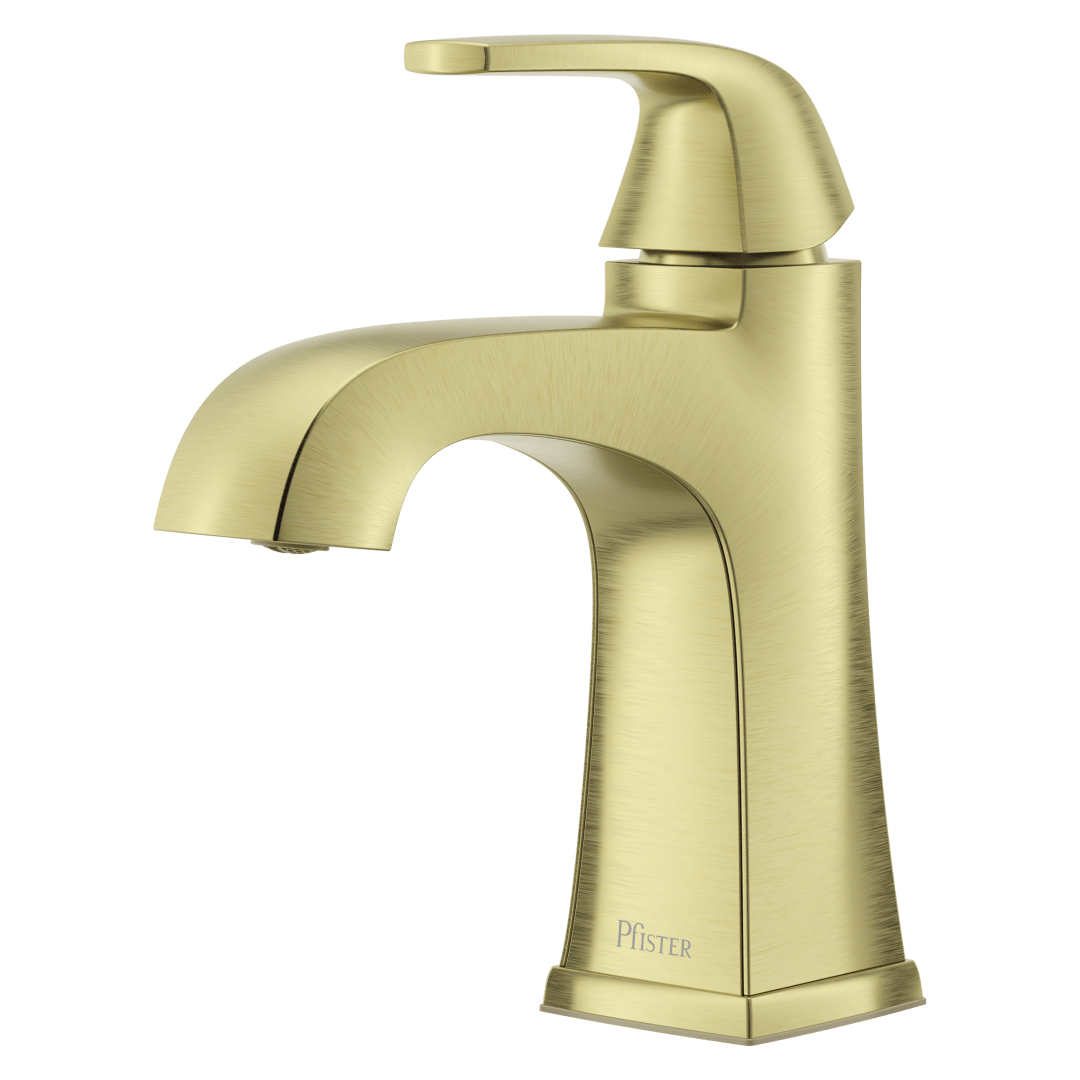 Bloor Single Control 4" Centerset Bathroom Faucet in Brushed Gold