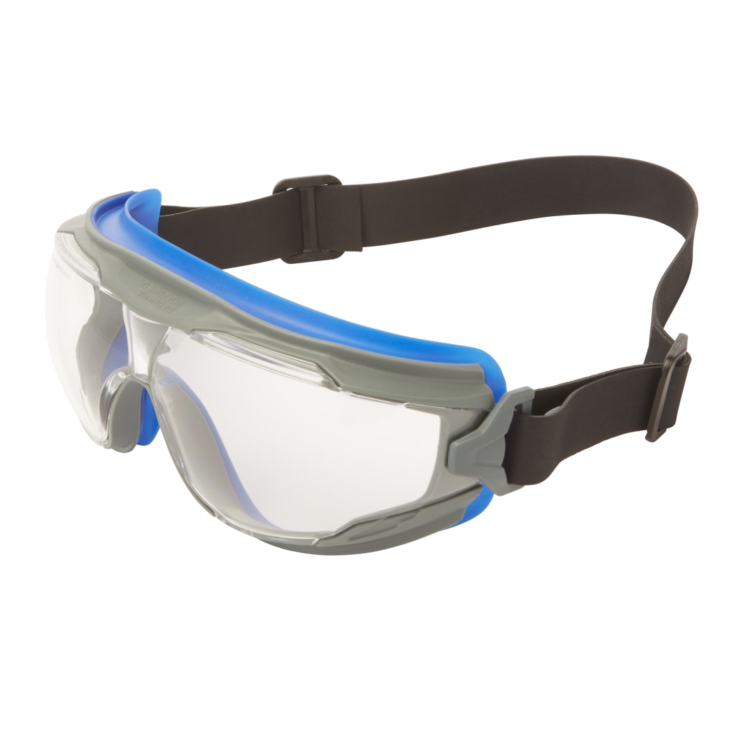 3M™ Goggle Gear™ 500 İş Güvenliği Koruyucu Gözlükler, neopren baş bandı, Scotchgard™ Buğu Önleyici / Çizilmeye Dayanıklı Kaplama (K ve N), Şeffaf Lens, GG501NSGAF-EU