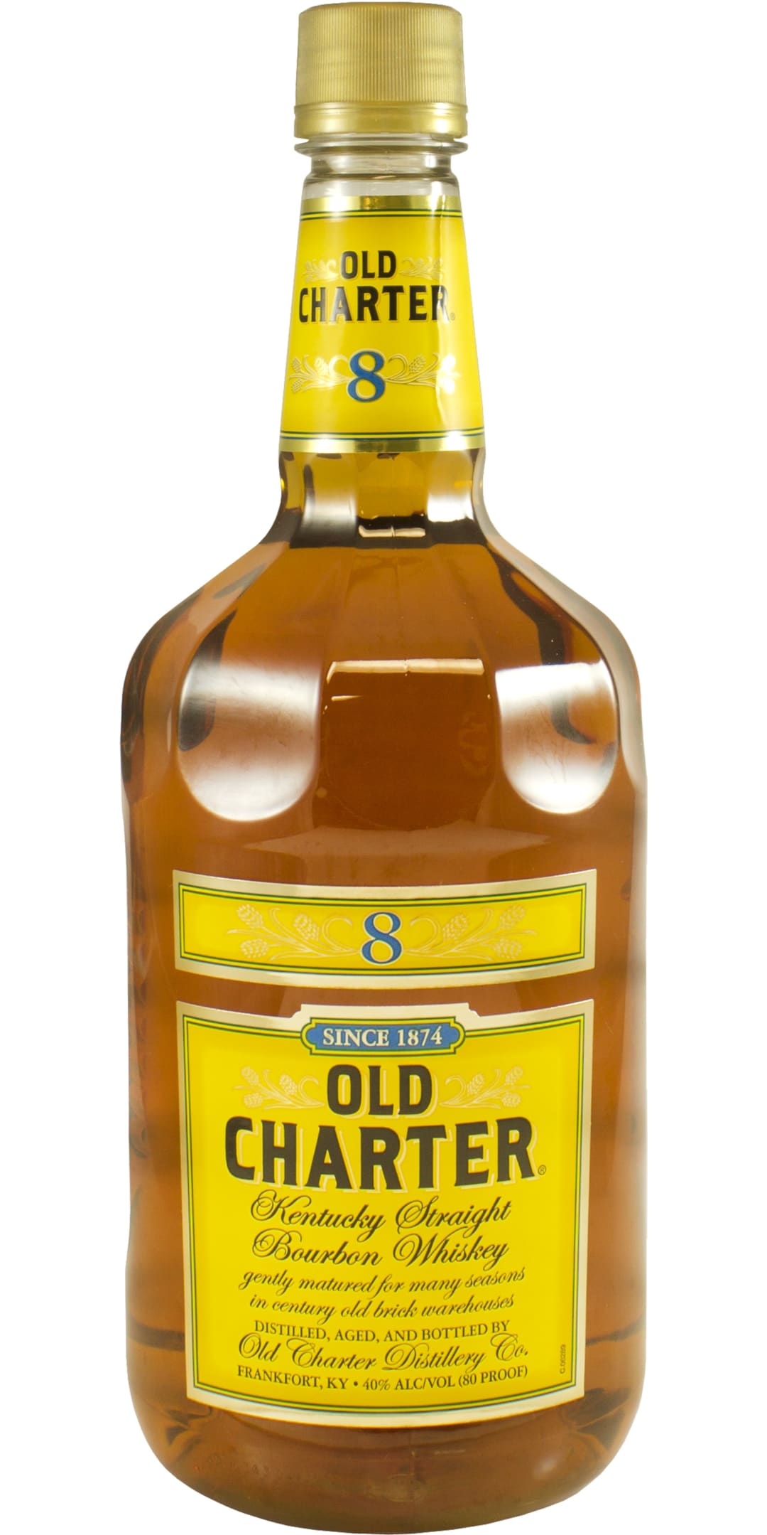 Old Charter 8 Kentucky Straight Bourbon Whiskey 1.75l Plastic Bottle 80 Proof